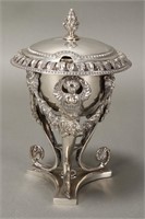 Continental Classical Style Silver Urn and Cover,