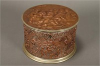 Late 19th Century Copper Lidded Box and Cover,