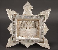 Mother of Pearl Religious Tableau,