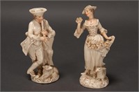 Pair of 20th Century English Porcelain Figures,
