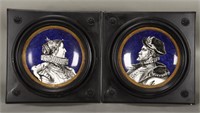 Pair of 19th Century French Majolica Chargers,