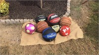 Lot of Soccer/Footballs/Basketballs