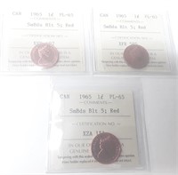 Canada 1965 1 Cent (penny) Coin Collection SMB5