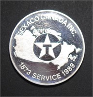 Canada Texaco Service Medal 1873-1989