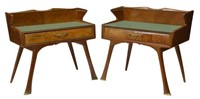 (2) ITALIAN MID-CENTURY MODERN BEDSIDE CABINETS