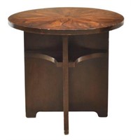 FRENCH ART DECO ROUND SIDE TABLE