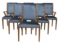 (6) MID-CENTURY MODERN STYLE UPHOLSTERED CHAIRS