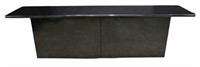 ITALIAN ACERBIS MODERN BLACK LACQUER SIDEBOARD
