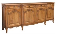 FRENCH LOUIS XV STYLE BREAKFRONT SIDEBOARD