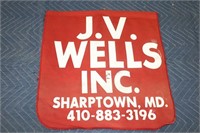 J V Wells Inc Sharptown Md Red Safety Flag