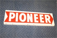 Metal Pioneer Sign 2 sided 20" x 5 3/4"