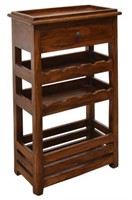 FRENCH STANDING WINE BOTTLE RACK TABLE