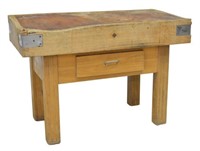 FRENCH BUTCHER BLOCK TABLE