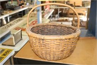 Antique Split Oak Handled Basket