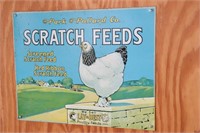 Park & Pollard Co Scratch Feeds Tin Sign 16" x 12