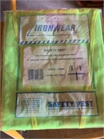 Box of Lime X-Large Safety Vest (Surveyor Vest)