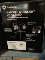 Southwire Halogen work lights on a stand