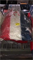 2x patriotic fleece throw blankets
