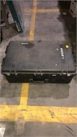 Pelican type storage case on wheels 24”x20”x12"