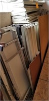 Stack of White shelving with brackets