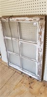 Vintage 6 pane window, 24-1/2" X 34-1/2"