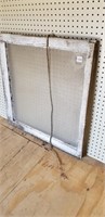 Vintage single pane window 28" X 28"