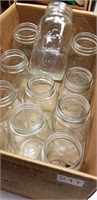 Lot of 11 Kerr canning jars