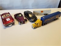 Assortment of Cars and Trailers