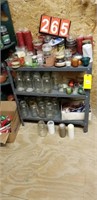 Large lot of canning jars and candles, the