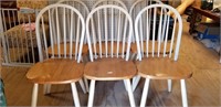 6 very sturdy wood chairs, 6 times the money