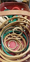 Wood crafting rings/needle stitch