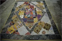 Persian Hand Sewn Quilt 6.3 x 7.10