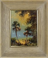 SAM NEWTON FLORIDA HIGHWAYMEN MINIATURE SUNSET