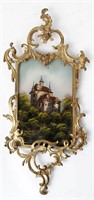 REVERSE PAINTED GLASS FRENCH INSPIRED HOME SCENE
