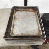 Set Of 8 Large Baking Trays And 2 Small