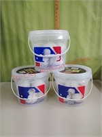 3 -NEW buckets of 8 - Rawlings 8U Baseballs