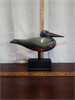 Ceramic waterfowl bird sculpture art