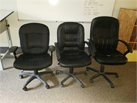 (3) desk chairs