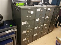 4 file cabinets