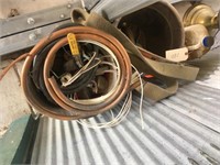 Bucket of electrical items