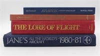 (4) Hardback Books on Flight & Aviation