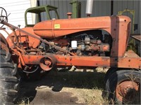 Allis WD Tractor, Tricycle Front End & Mower