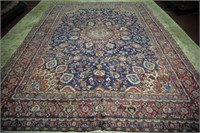 Persian Sarouk Hand Knotted Rug 9.1 x 12.7ft