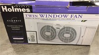 Holmes Twin Window Fan Reversible