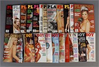1996-1997 Playboy Magazines W/ 2 Cases