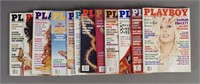 1995 Playboy Magazines W/ Case