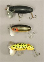 3 Fred Arbogast Jitterbug Fishing Lures