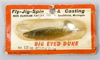 Big Eyed Duke Fishing Lure in Packaging