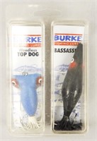 2 Burke Fishing Lures  with Packages