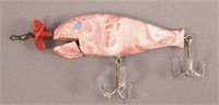 Vintage Chase - A - Bug Pink Swirl Fishing Lure